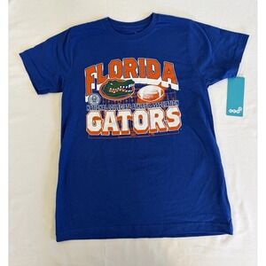 Boys Youth Large 12-14 Florida Gators Short Sleeve Oversized Graphic T-Shirt